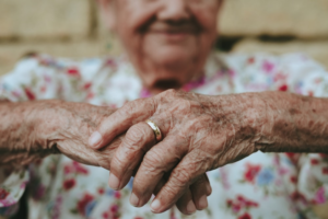 hands of an old woman